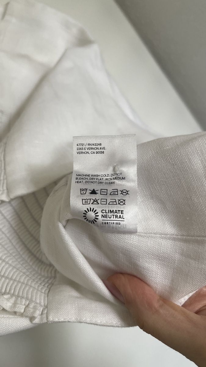 Reformation Top: Reformation Cora Leinen Top Gr. 10 – Nuovo (secondo la descrizione) da Lausen venduto da sim_hgp6 4