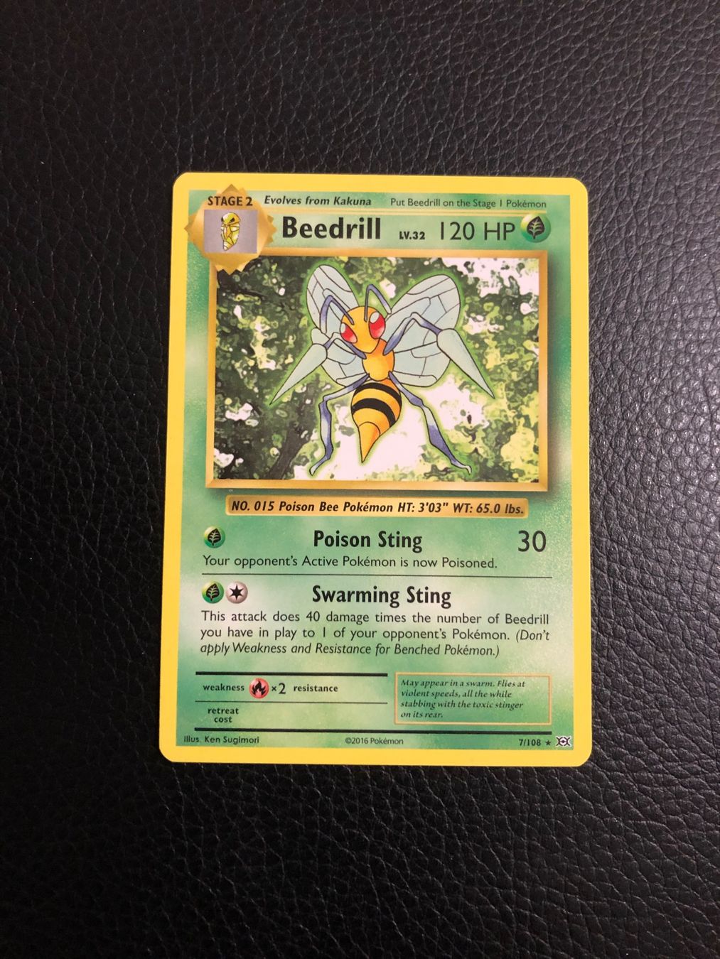 Pokémon Carte collezionabili: Evolutions Beedrill rare 7/108 NM Ab 1 – Usato da Paradiso venduto da Pkmn10