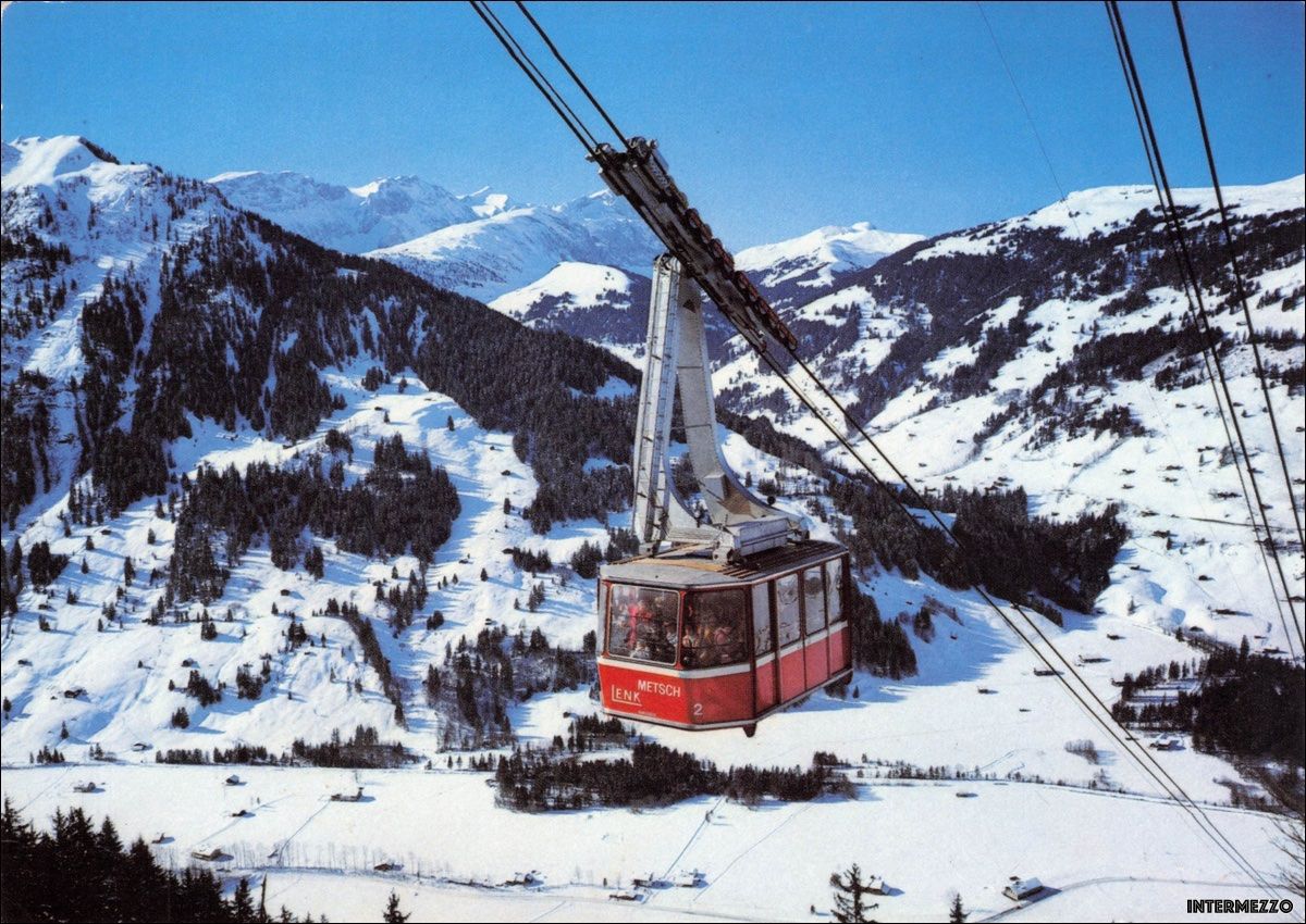 Ansichtskarten: Lenk BE// Seilbahn Lenk - Metsch // Berner Oberland – Gebraucht aus Basel von intermezzo12