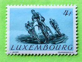 Briefmarken aus Luxemburg  Radfahren UNGESTEMPELT