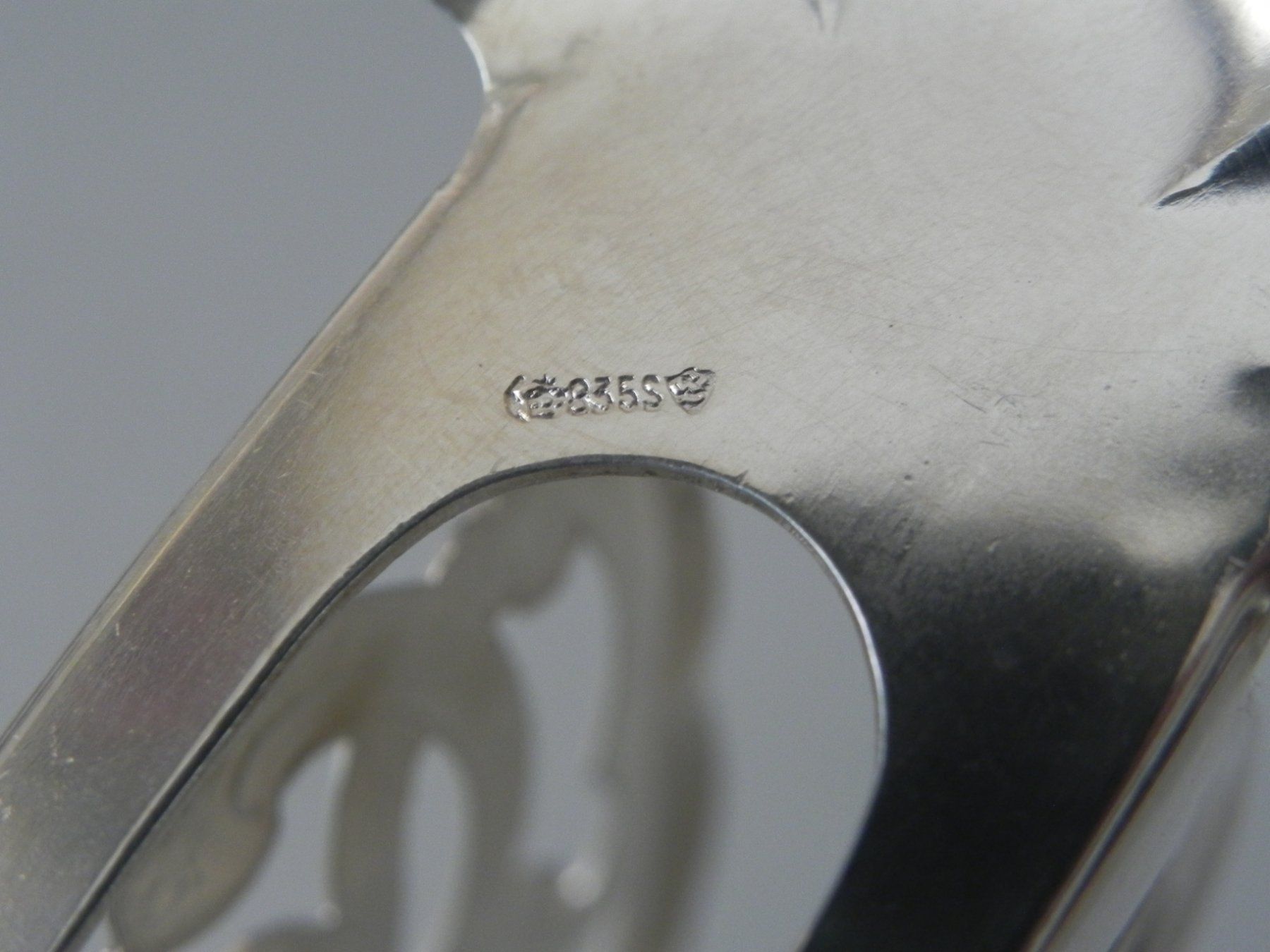 Sonstiges Geschirr & Gläser: Vintage Serviettenhalter Florale 835S Silber – Gebraucht aus Minusio von Lory64 5