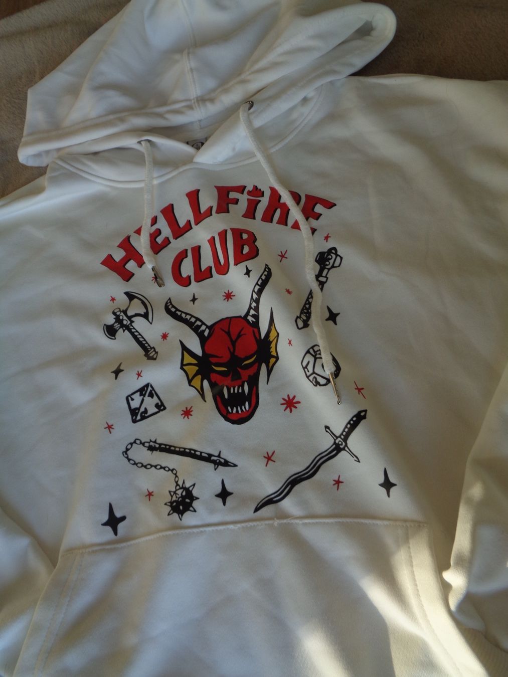Maglioni & Felpe: Cooler Hellfire Club Hoodie, Stranger Things, Gr. S – Usato da Bottenwil venduto da topshop 1