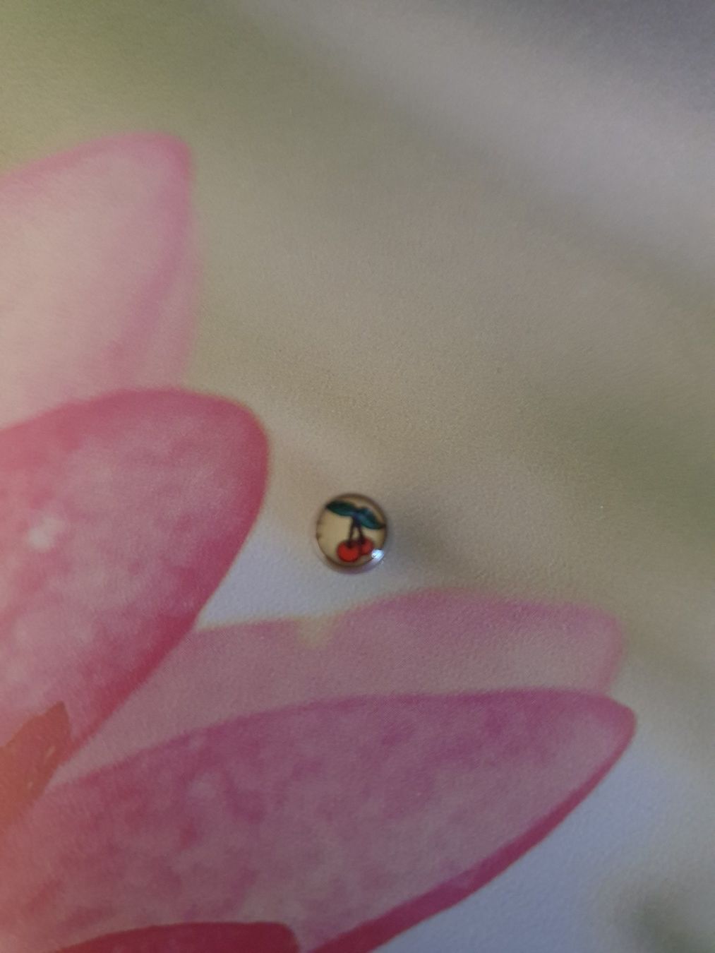 Gioielli per piercing: Piercing Kugel mit Kirsche – Nuovo (secondo la descrizione) da Zweidlen venduto da Shubli
