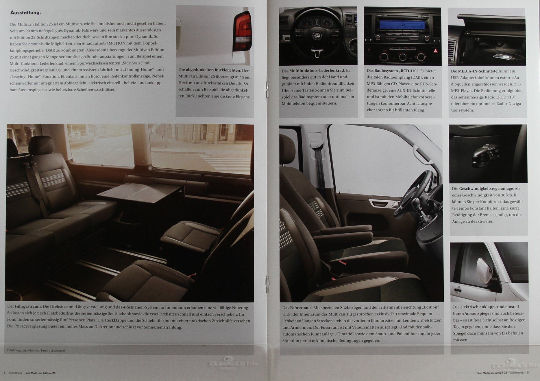 VW Dokumente: PROSPEKT/PREISLISTE | VW T6 MULTIVAN EDITION 25 | AB 01.2013 – Gebraucht aus Unterägeri von GIGOLOLIT 4