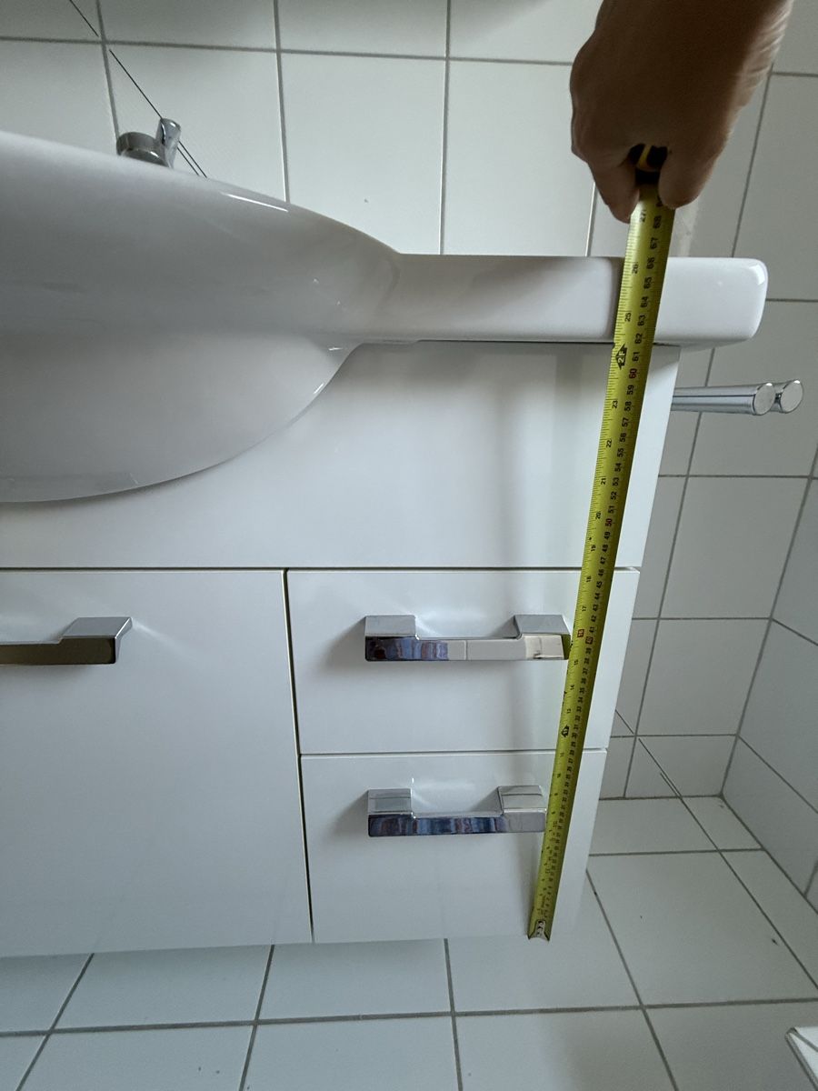 Installations & Meubles: Waschtischunterschrank 100cm mit Keramikwaschtisch – Neuf (Voir description) à Reinach BL par rom_jb5y 5