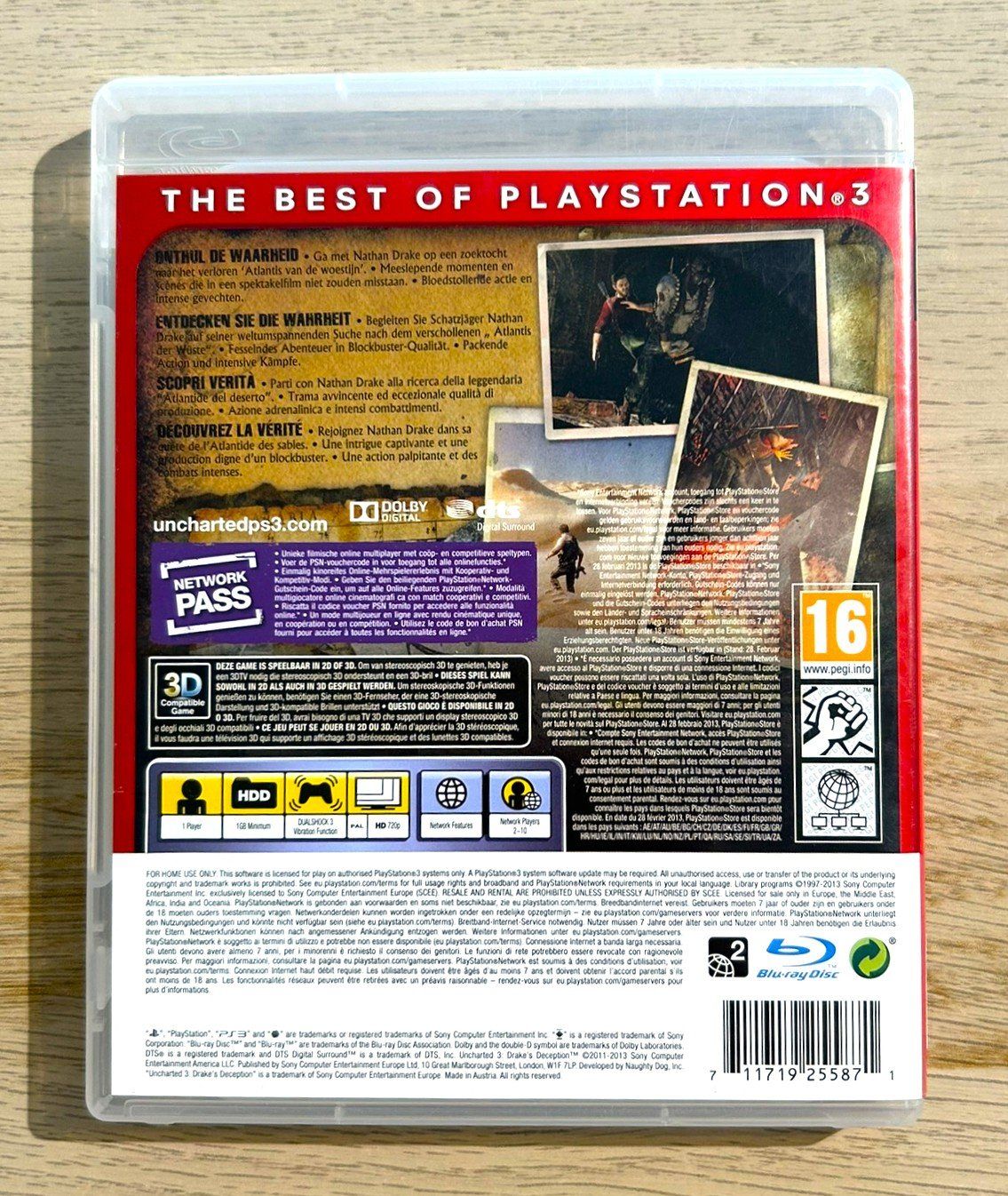 Sony Spiele: Uncharted 3: Drakes Deception PS3 – Gebraucht aus St. Gallen von Alpine.Arcade 1