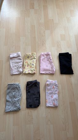7 Leggins Mädchen Grösse 122/128