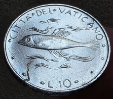 VATIKAN 10 LIRE 1973 UNZ. *RAR*