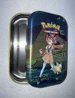 Pokémon Trading Card Game Blechdose 2023 Mädchen & Hund Neu