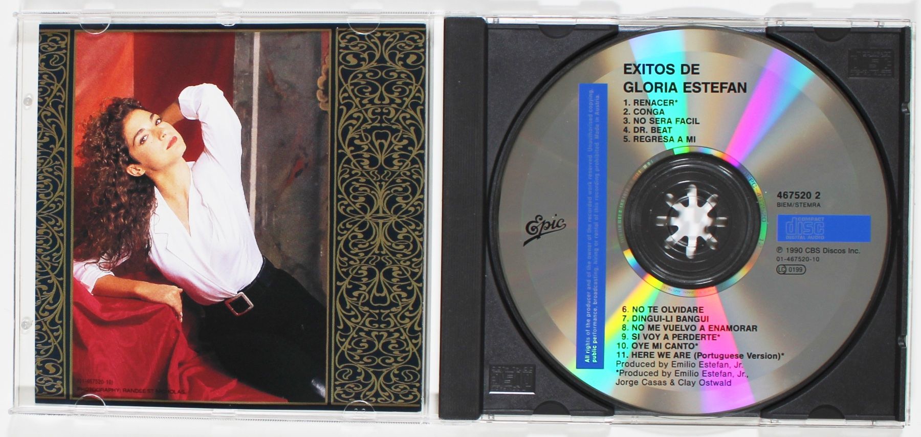 CDs: CD - EXITOS DE GLORIA ESTEFAN Conga Dr. Beat 1. Auflage 1990 – Gebraucht aus Brüttisellen von Collector-Corner 1