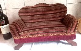 Miniature Jugendstil Sofa
