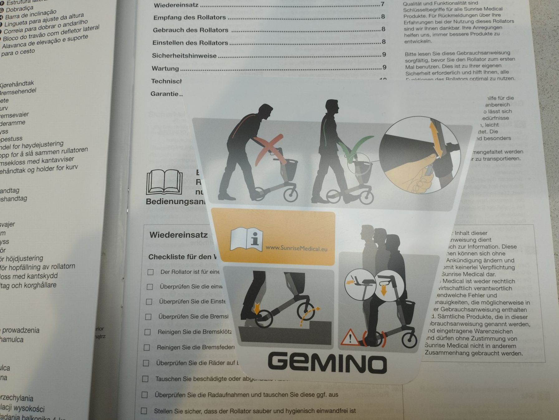 Ausili per la deambulazione: GEMINO 30 Rollator – Usato da Schübelbach venduto da Restwert_Schubelbach 7