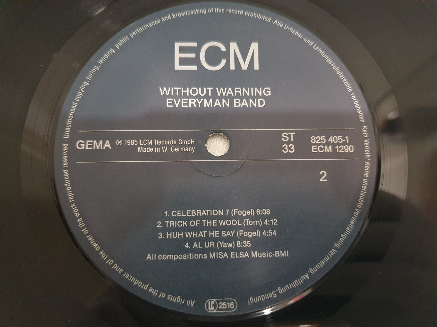 Dischi in vinile: Everyman Band – Without Warning – Usato da Uster venduto da Vinyl-Leidenschaft 5