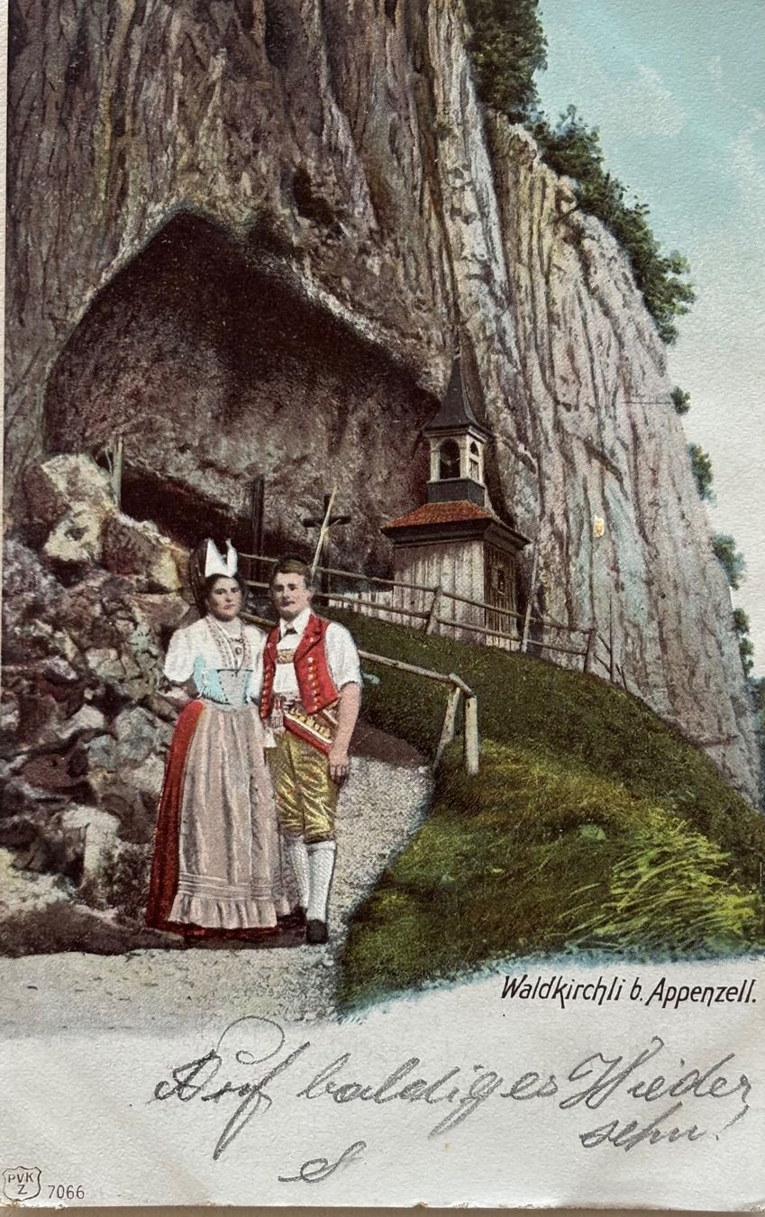 Cartes postales: Wildkirchli, Appenzell, Trachten – D'occasion à Frauenfeld par Merk52