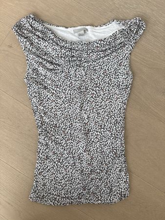 H&M Viscose Blouse, Leaf Print, Size S, Great Condition