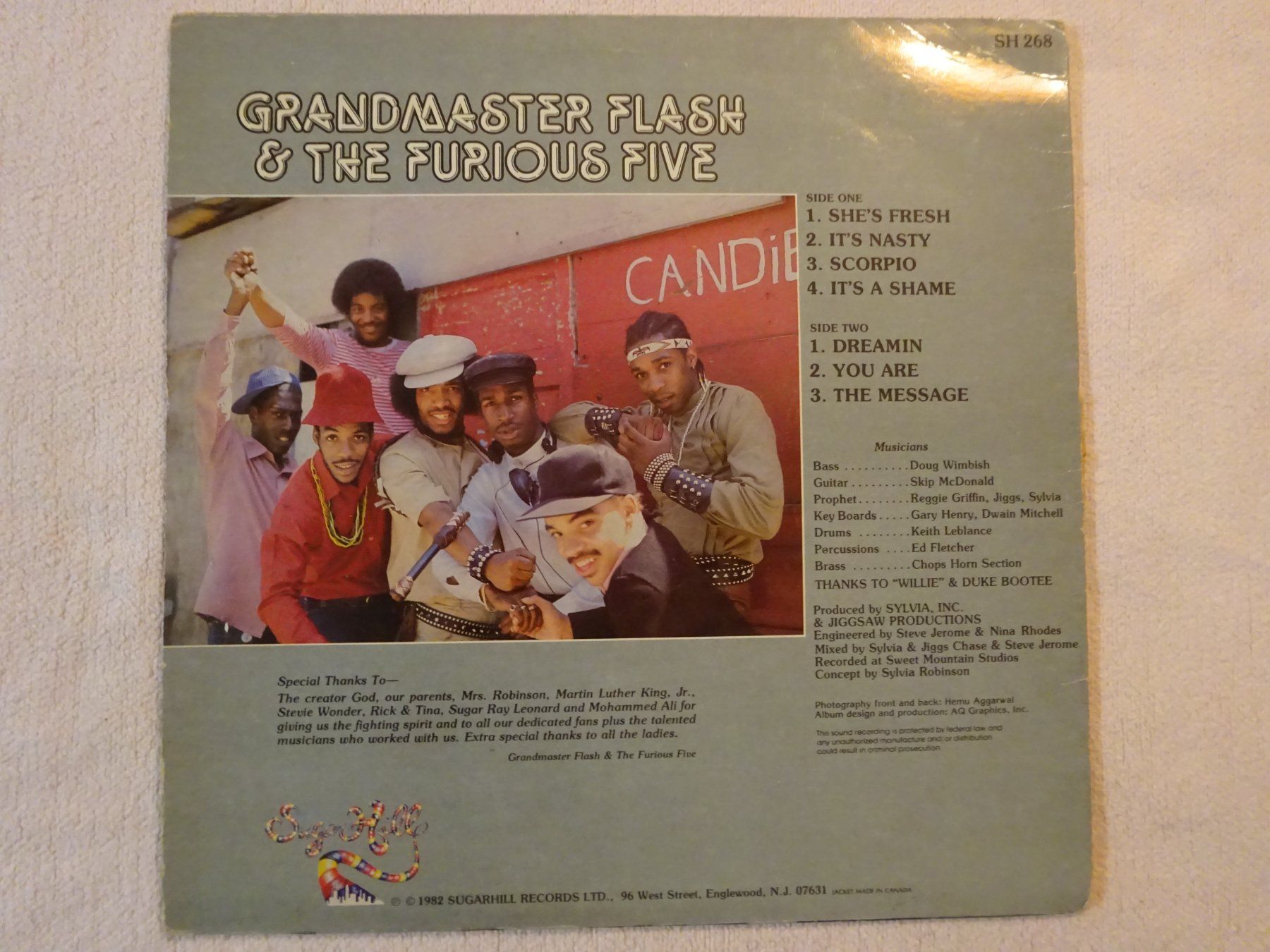 Schallplatten: GRANDMASTER FLASH ** THE MESSAGE – Gebraucht aus Luzern von xrayspex99 3