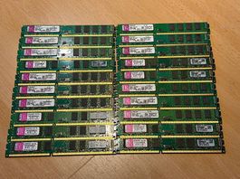 Lot 20 pcs Ram DDR3 2GB slim (40 GB tot)