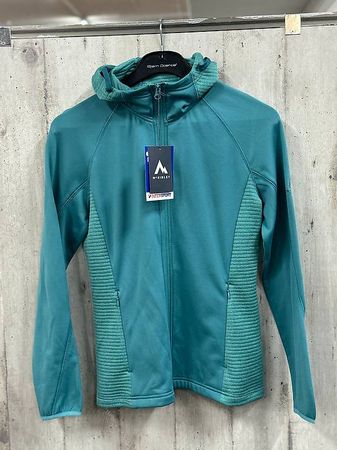 McKINLEY Aurel W Damen Fleecejacke mit Kapuze Blue Aqua 38