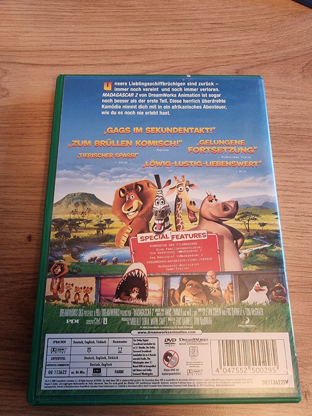Alle DVDs: Madagascar 2 DVD guter Zustand – Gebraucht aus Winterthur von Christinakim 1