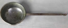 Messing-Pfanne (alt / vintage) Masse: ca. 52 x 20 x 10 cm