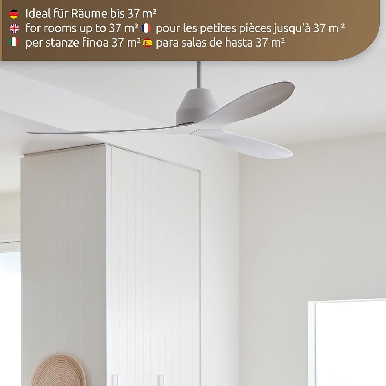 Ventilatori: Lucci Air Whitehaven Deckenventilator – Nuovo e nell'imballaggio originale da Bottighofen venduto da zaap 5