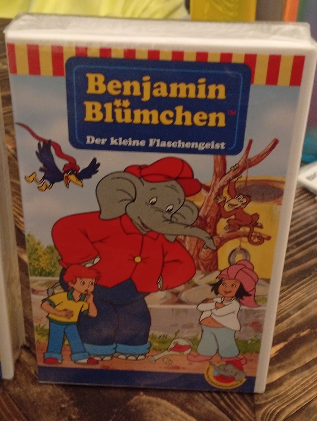 Tutti i VHS: 2 Benjamin Blümchen VHS Kassetten originalverpackt – Nuovo e nell'imballaggio originale da Engelburg venduto da Vintage-Herz 2