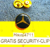 MERCEDES BENZ OLDI AUTO LOGO(KRATZER) PIN GLASIERT GOLDIG