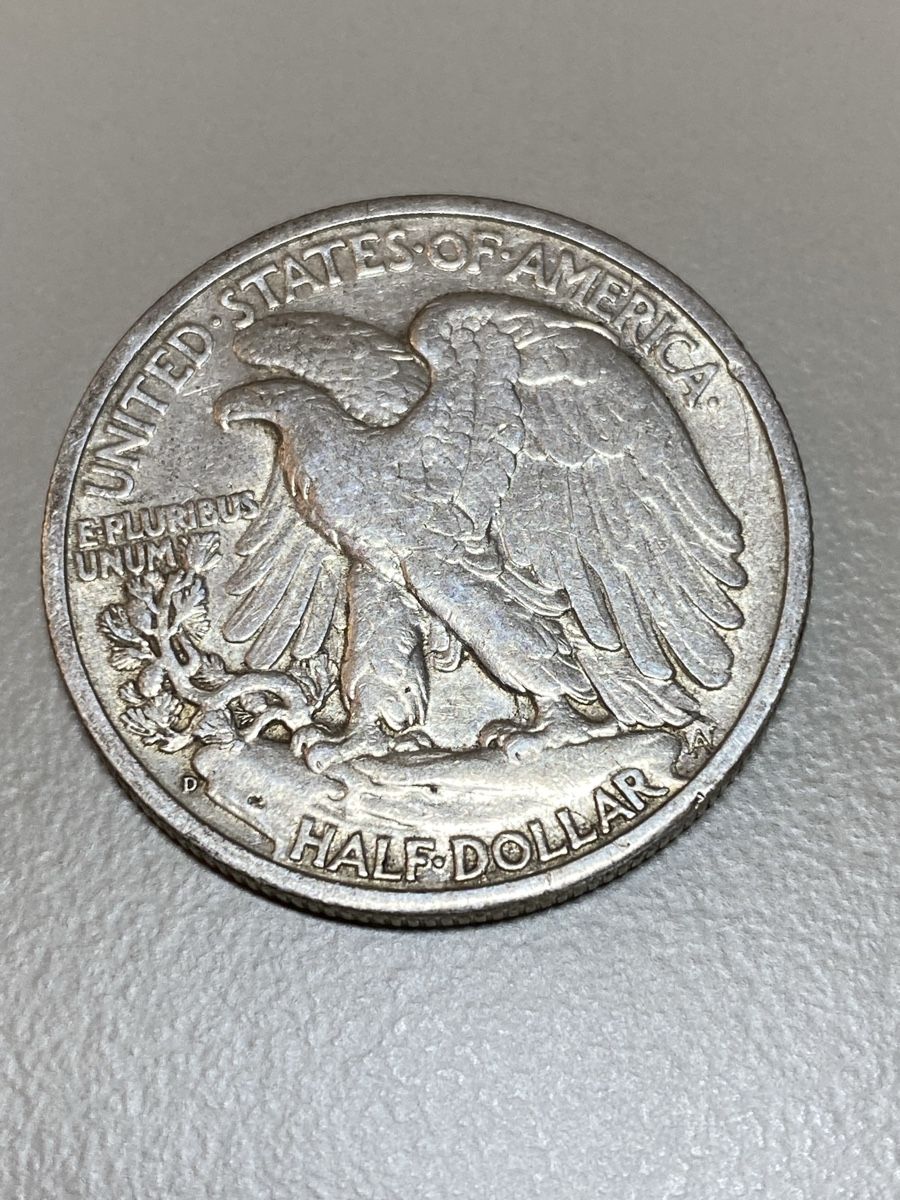 Tutti le monete: USA - 1/2 Dollar - 1945 D - AG - Liberty Walking – Usato da Payerne venduto da Mike1682