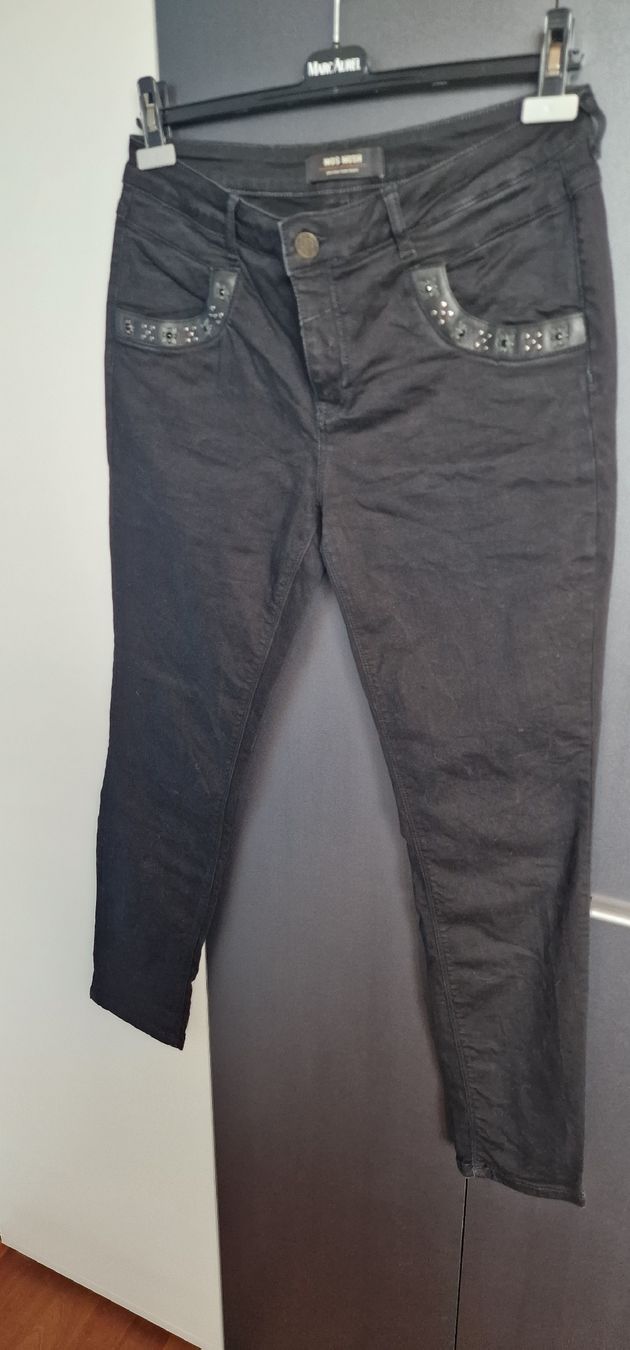 Mos mosh Jeans: Jeans Mos Mosh Gr. 27 Nieten Stretch – Usato da Chur venduto da car_5clc
