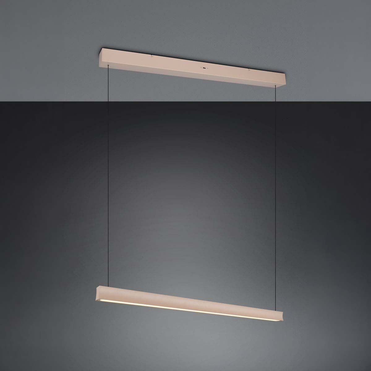 Lampadari & plafoniere: LED Pendelleuchte, Beige, 113 cm x 9 cm – Nuovo (secondo la descrizione) da Kreuzlingen venduto da Smart-Light