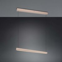 LED Pendelleuchte, Beige, 113 cm x 9 cm