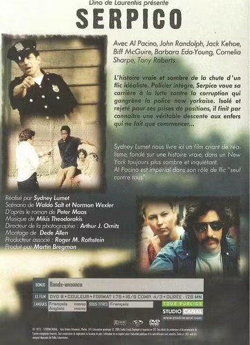 Tutti i DVDs: SERPICO, de Sidney Lumet, avec Al Pacino – Usato da La Chaux-de-Fonds venduto da HarryLime 1