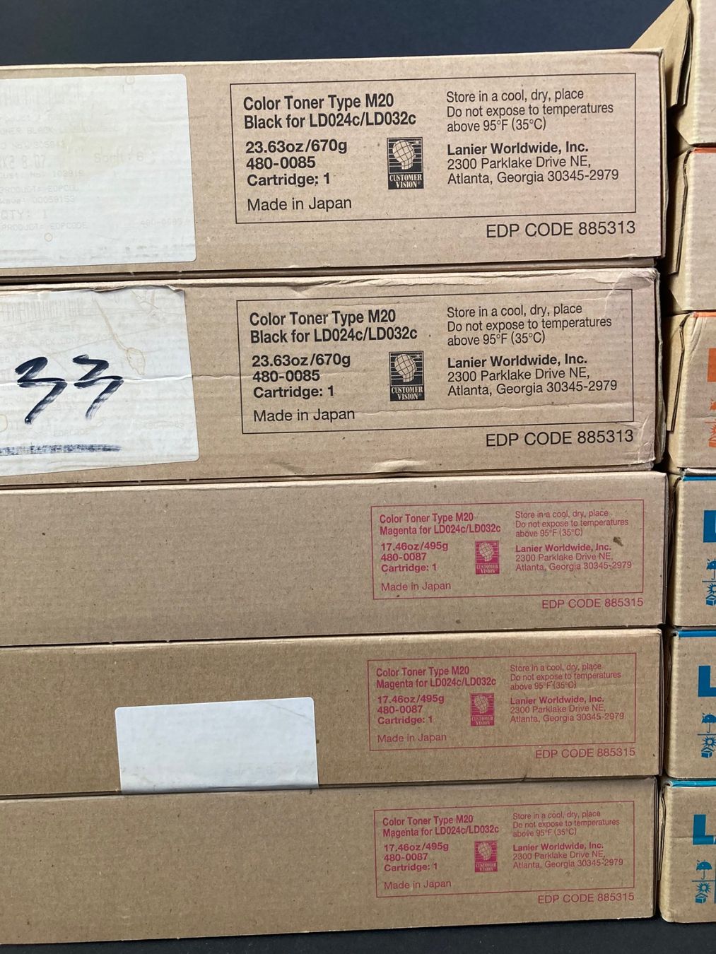 Ricoh Cartucce per stampanti & toner: Toner Lanier/Ricoh LD024c CYMK x11 – Nuovo e nell'imballaggio originale da Lausanne venduto da makenaikimuchi 1