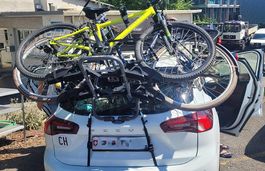 Porte-vélo arrière 2 vélos, 45 kg
