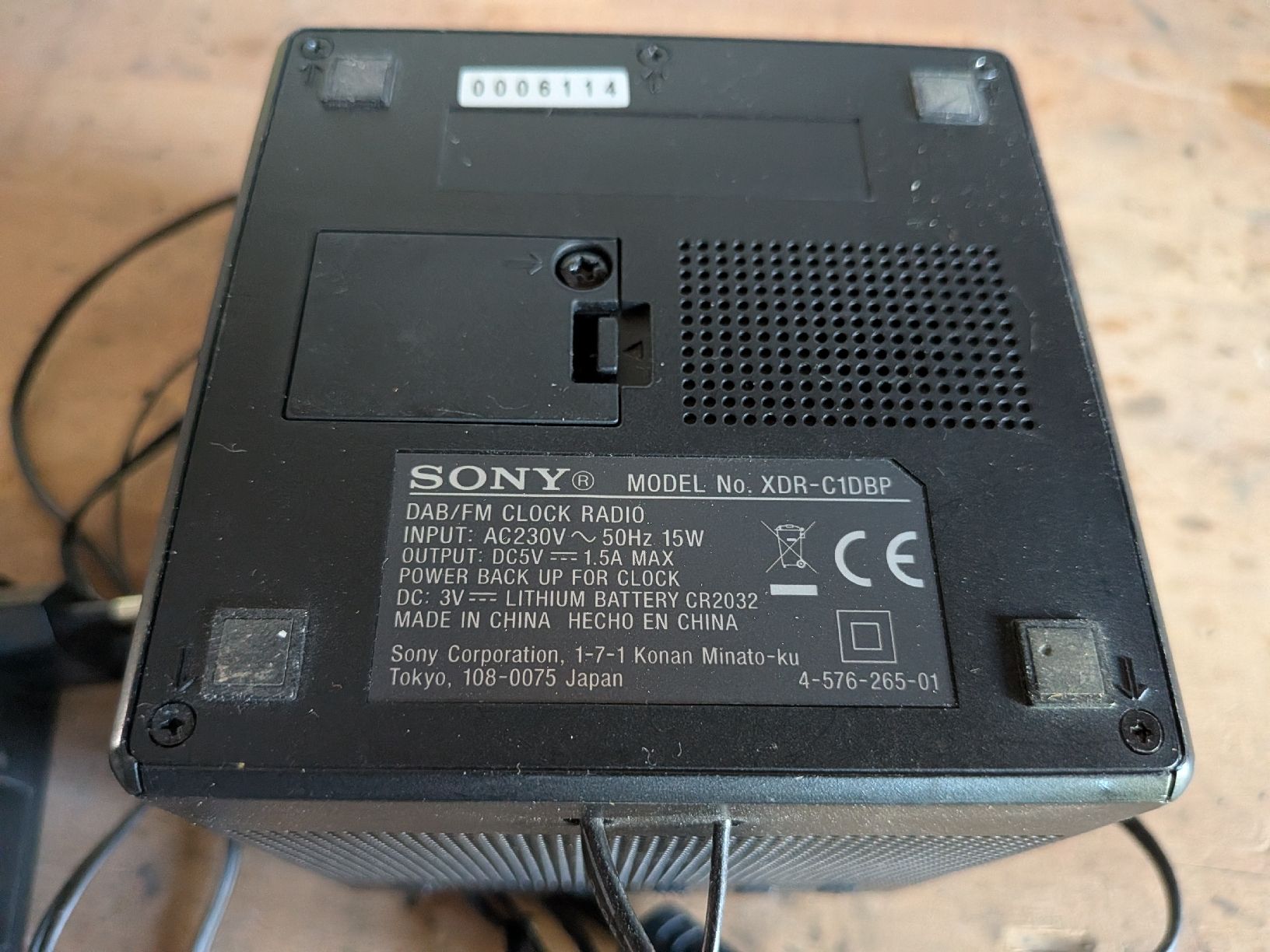 Sony Sveglie: Sony XDR-C1DBP DAB/FM Radiowecker – Usato da Amlikon-Bissegg venduto da Bine11 2