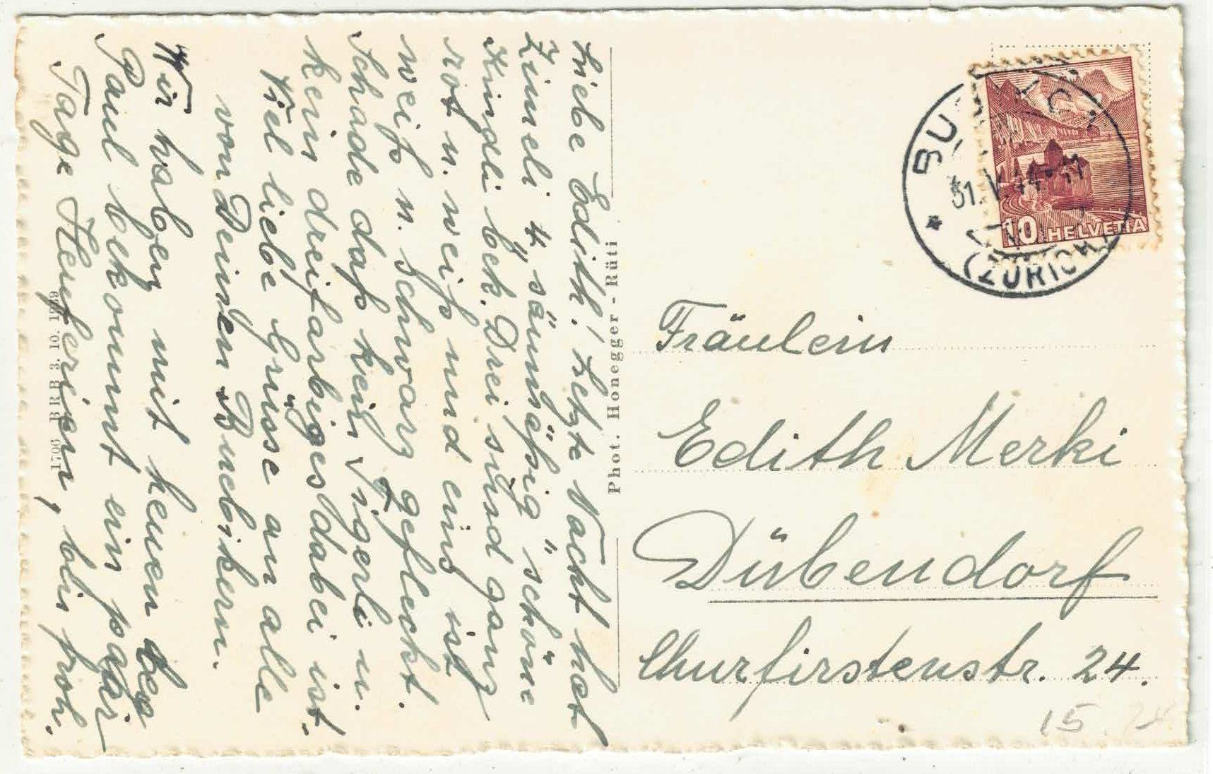 Cartes postales: Bubikon - Generalansicht – D'occasion à Ettingen par Kartenplanet 1