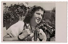 Ticino, vendemmiatrice verso 1940