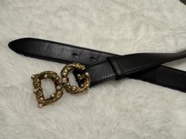 Dolce & Gabbana Ledergürtel, Grösse 80cm