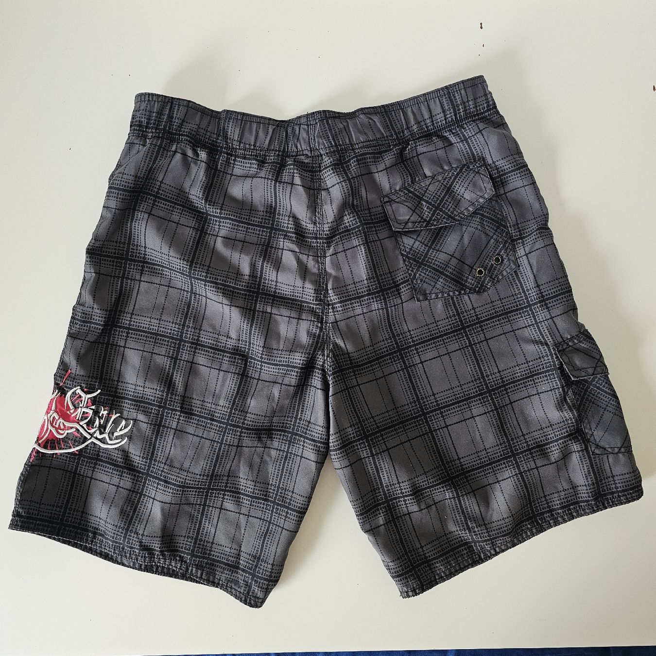 Hosen: Boardshorts RSQ Grey Plaid Size M Used Condition – Gebraucht aus Matten b. Interl von Vanilla8 1