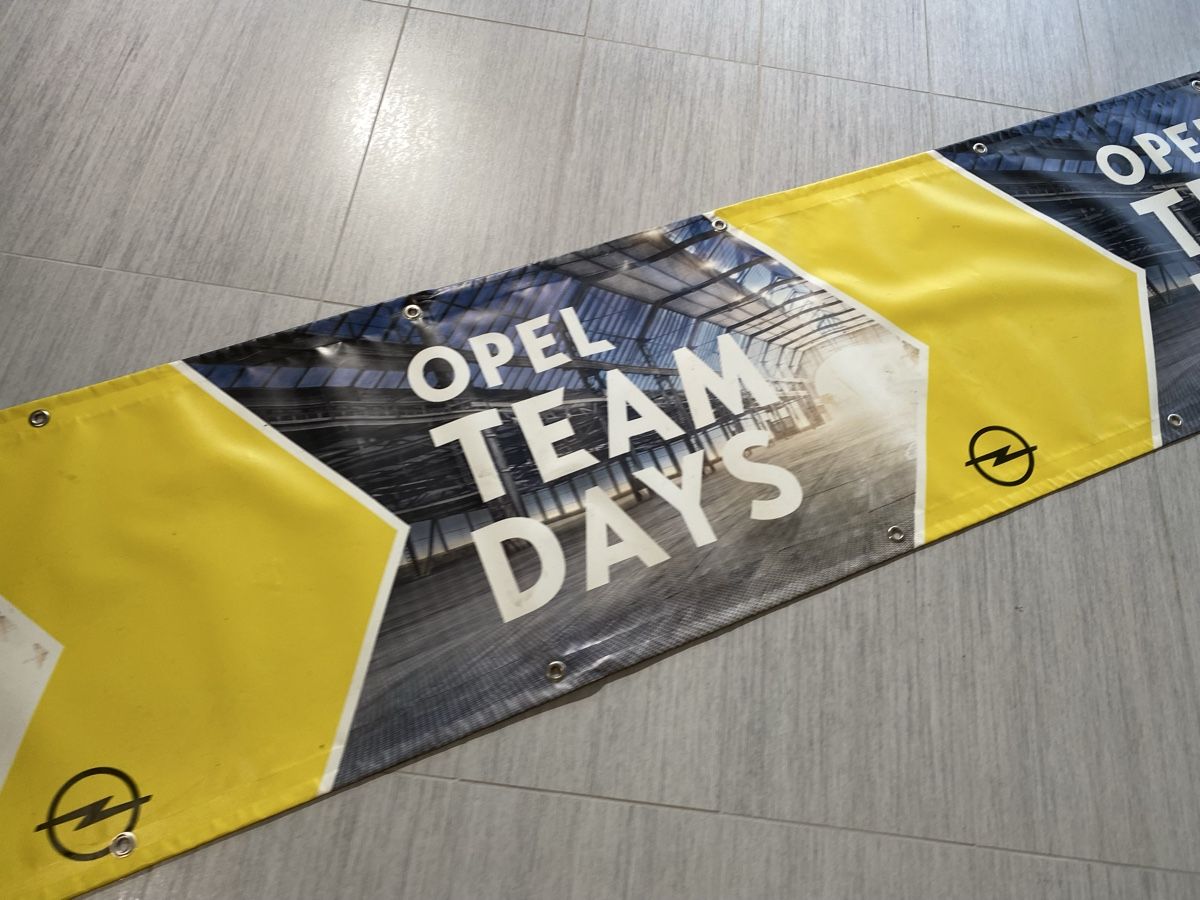 Poster & Bilder: Blache Opel Team Days 60cm x 6m  – Gebraucht aus Hägglingen von Karin0802 4