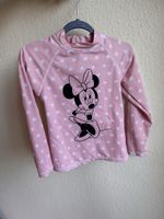T-shirt de bain, Disney Minnie, rose à pois, size 104-110 cm
