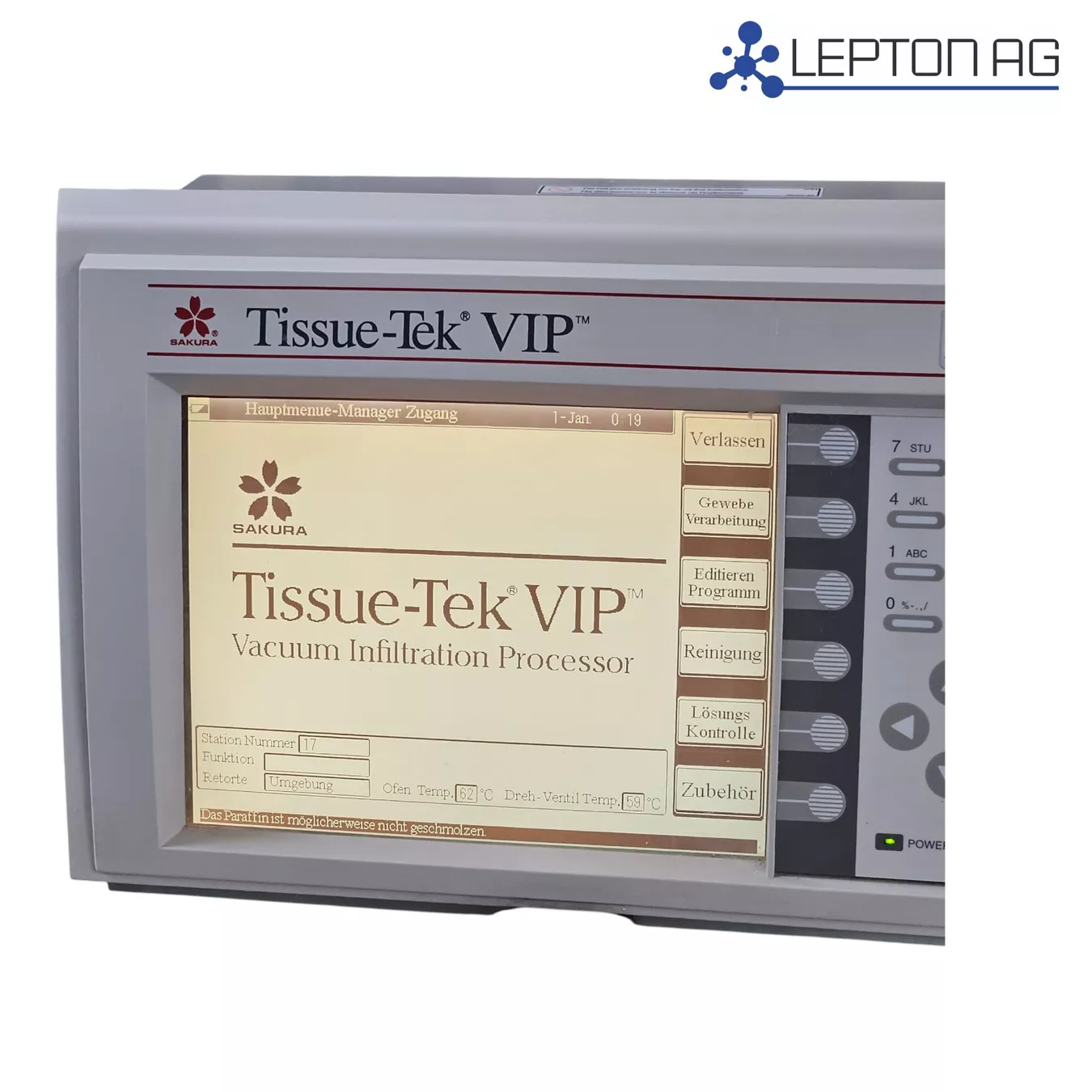 Alle Maschinen: Sakura Tissue-Tek VIP 5E-F2 Tissue Processor – Gebraucht aus Niederdorf von LeptonAG_Labor2 2