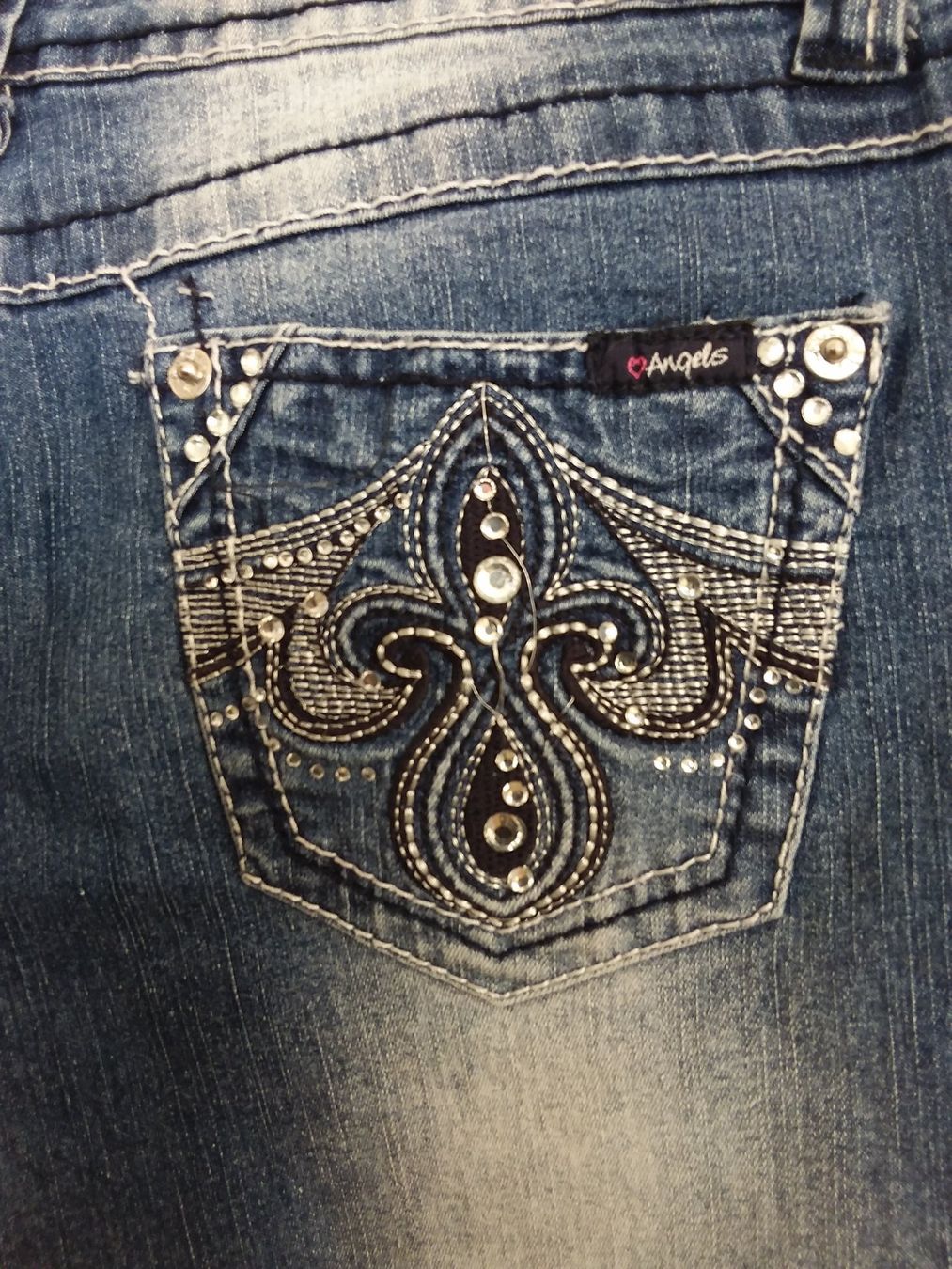Angels Jeans: ANGELS Jeans mit Strass, Gr 9 / S – Usato da Immensee venduto da Btrutmann 1