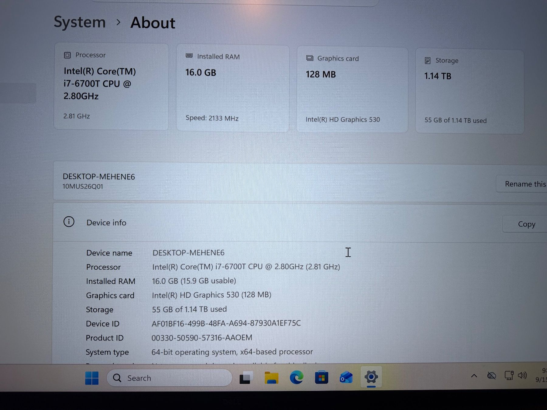 Lenovo PC: Lenovo ThinkCentre M910q – Usato da Felsberg venduto da Peter.jurga 9