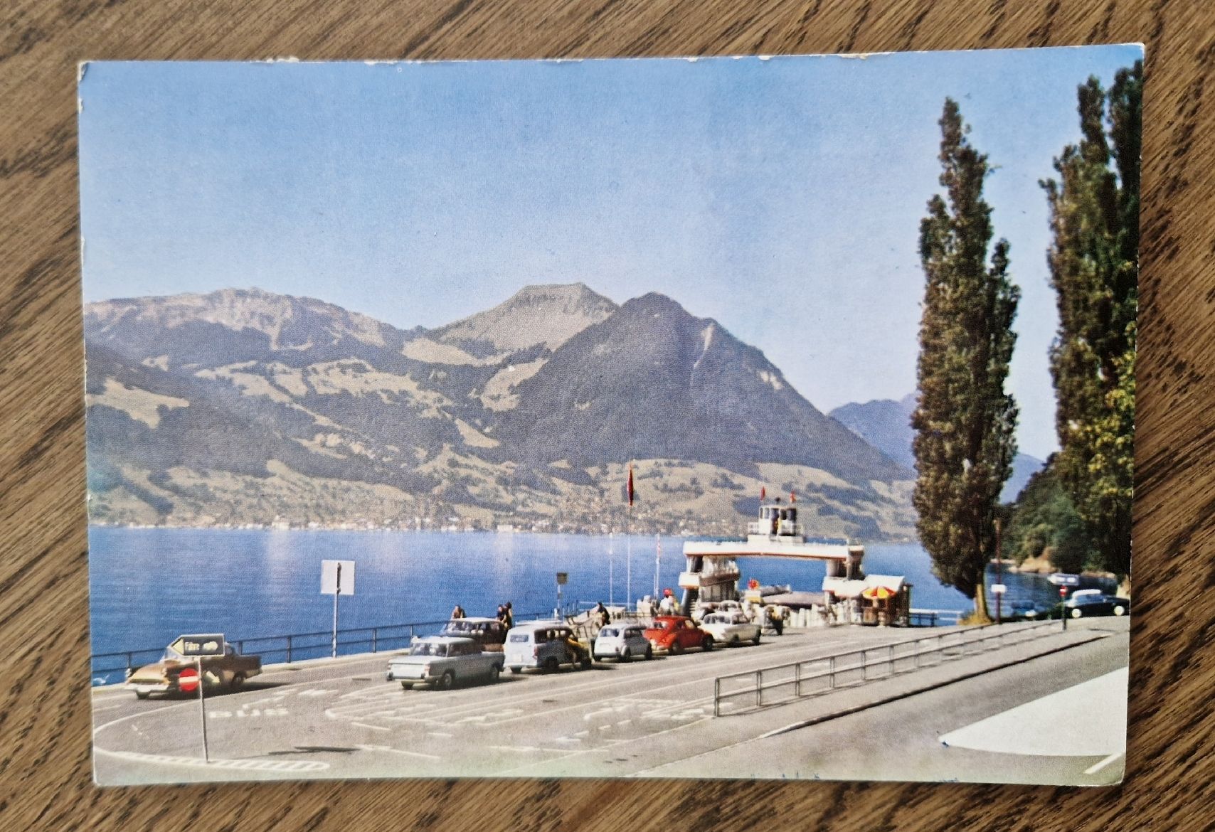 Cartoline postali: Autofähre Gersau 1968 – Usato da Ebikon venduto da Donar50