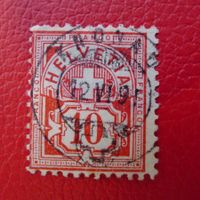 1891: 61A mit Vollstempel von KNONAU ZH, sauber