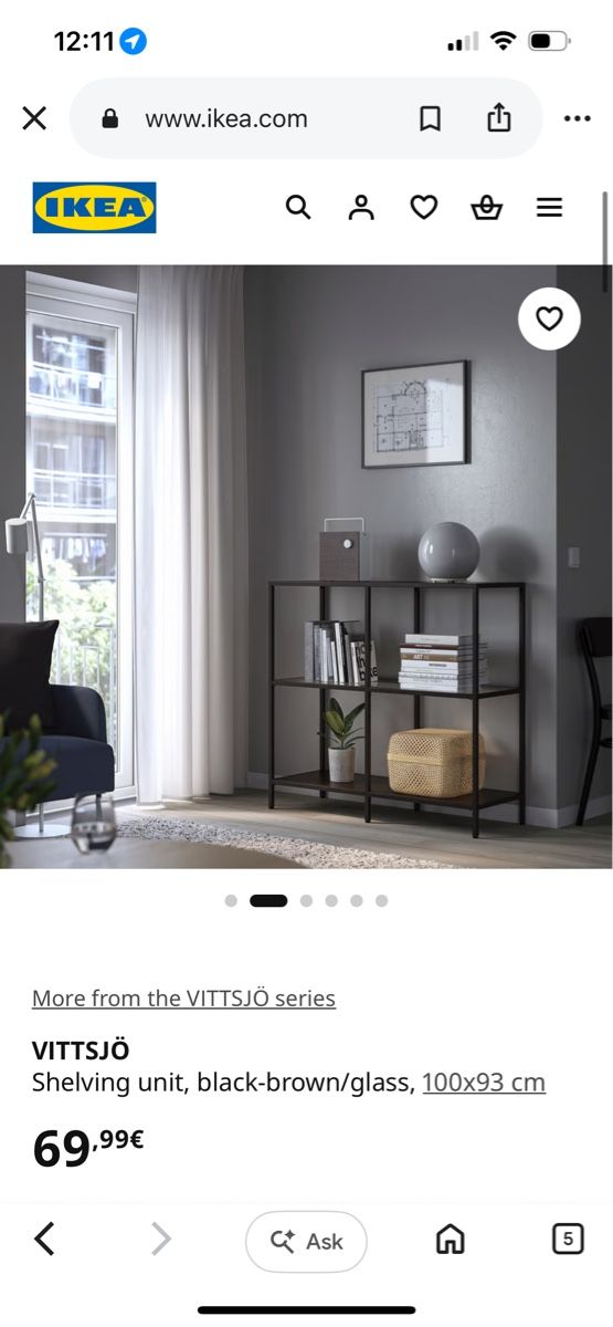 Ikea Scaffali: Ikea Regal Vittsjo – Usato da Zürich venduto da ani4ka 4
