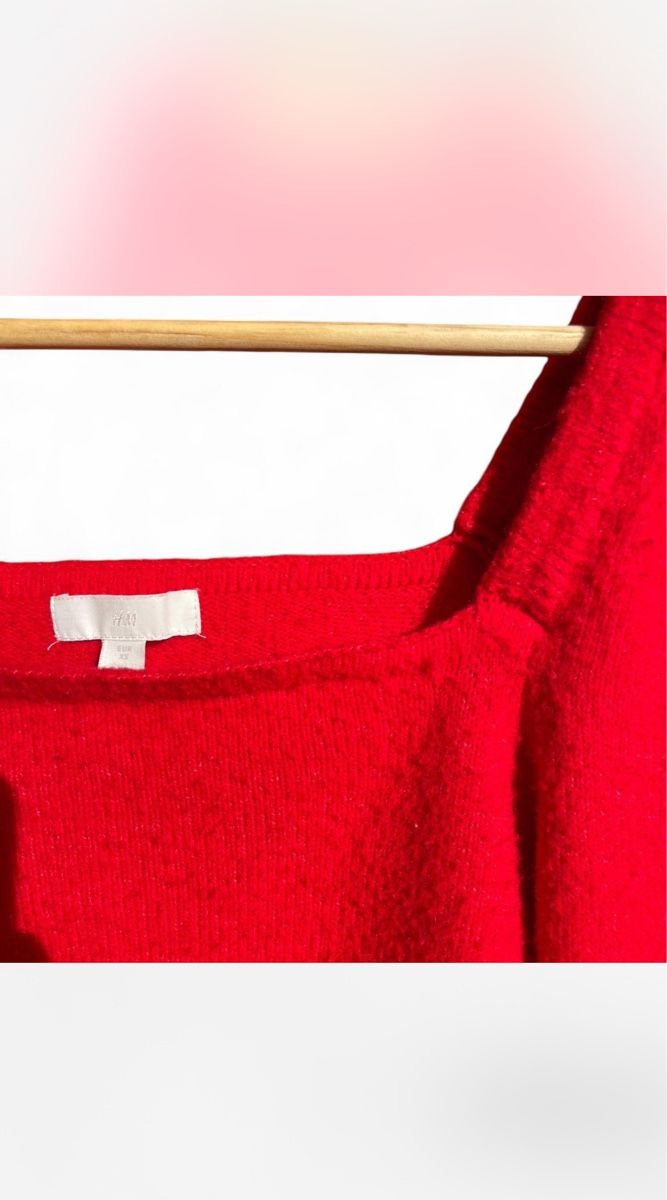 H&M Maglioni & Felpe: Pull élégant H&M rouge - taille XS/S - bon état – Nuovo (secondo la descrizione) da Montana venduto da Jeanne_huggler 3