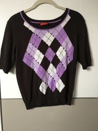 Schöner Taifun-Pullover - kurzen Ärmeln