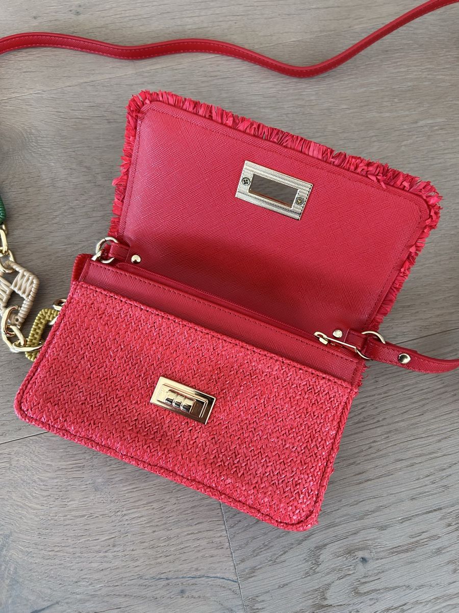 Borse da donna: Tasche rot Bast NEU – Nuovo (secondo la descrizione) da Zug venduto da Gibbi80 1